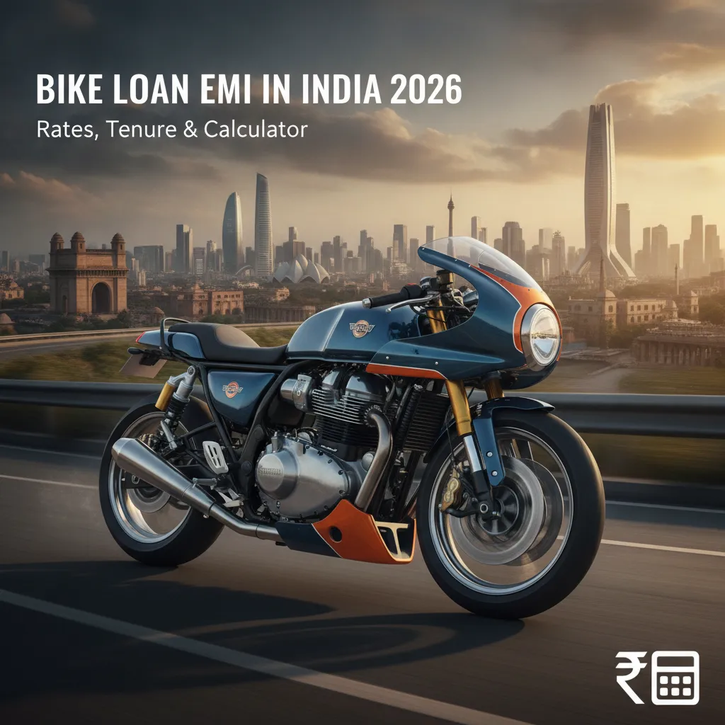 Bike Loan EMI in India 2026: Rates, Tenure & Calculator