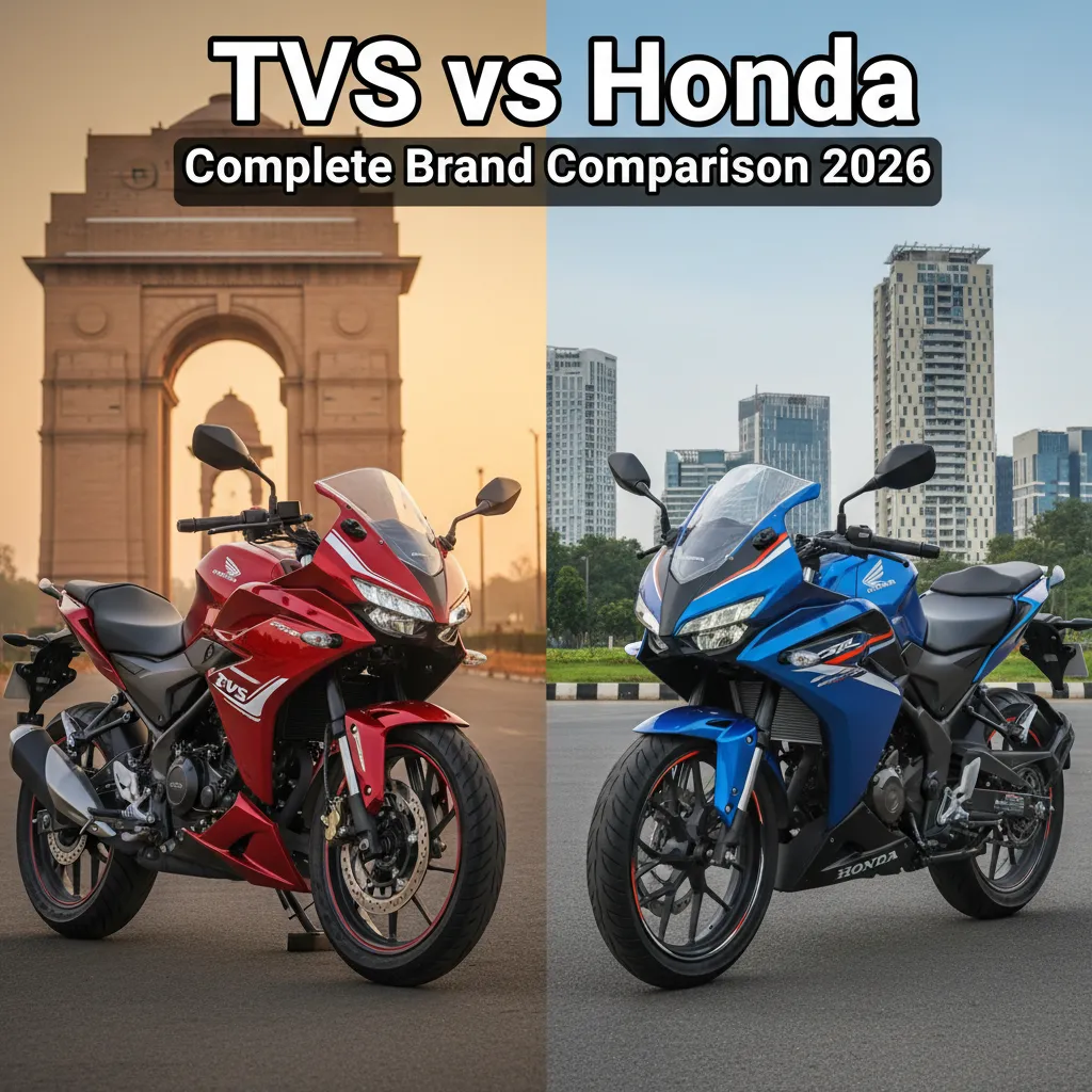TVS vs Honda: Complete Brand Comparison 2026