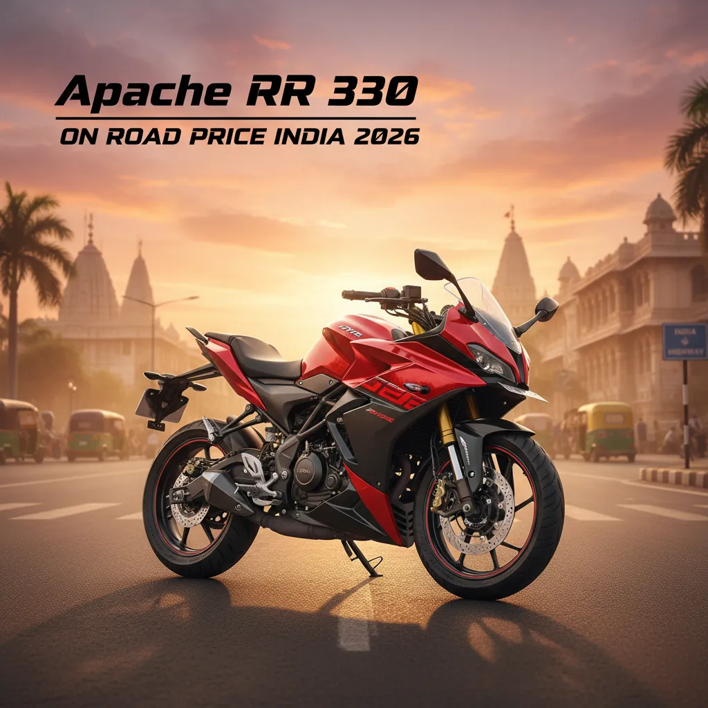 Apache rr 310 on road price India 2026
