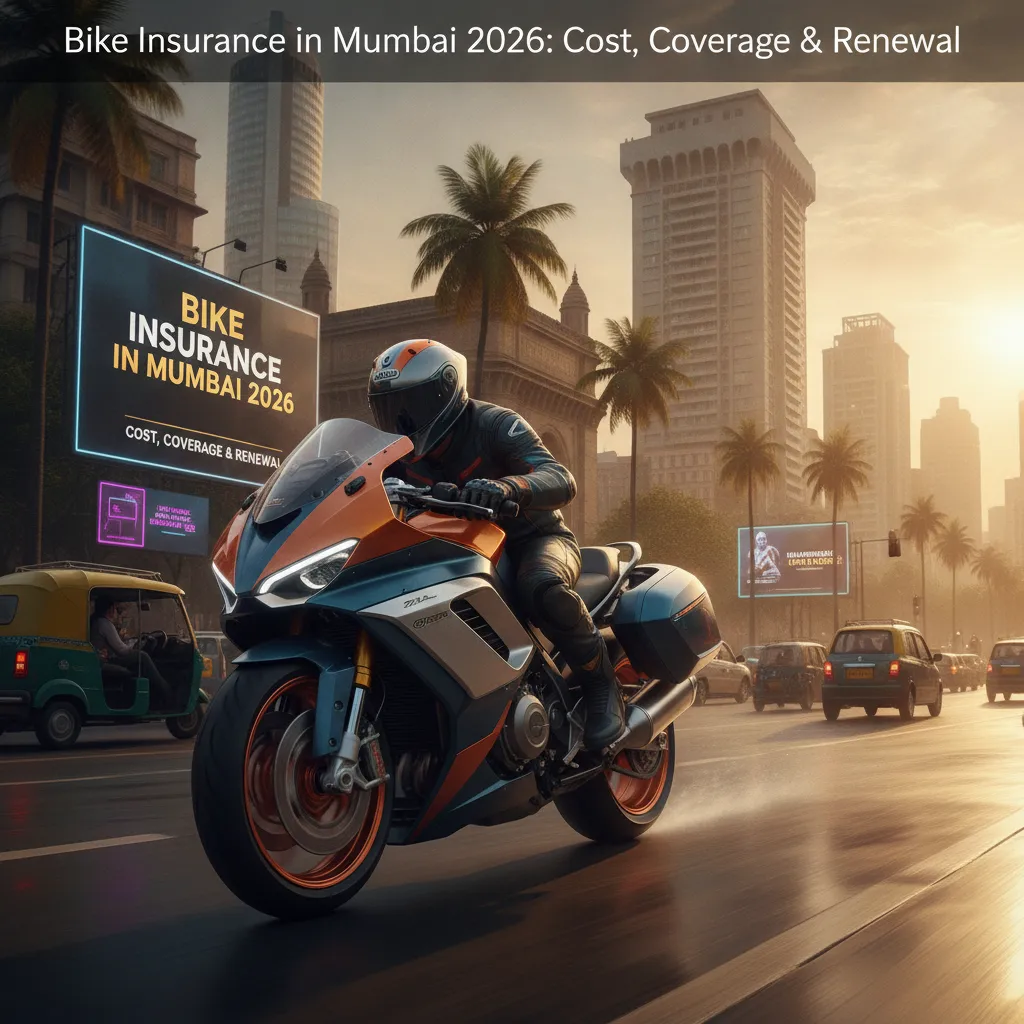 Bike Insurance in Mumbai 2026: Cost, Coverage & Renewal