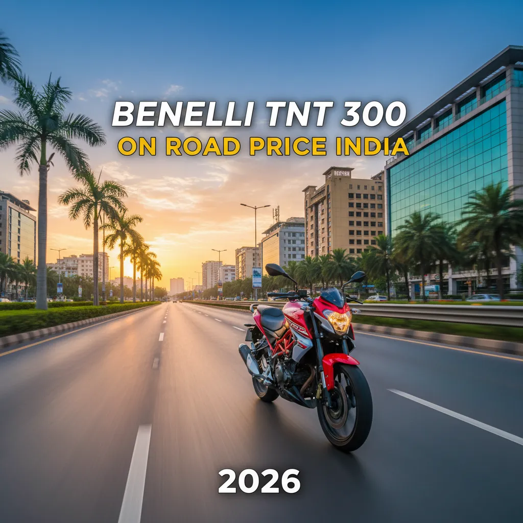 Benelli tnt 300 on road price India 2026