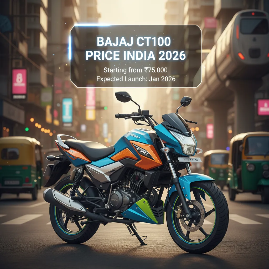 Bajaj ct100 price India 2026