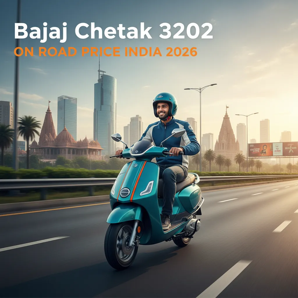 Bajaj chetak 3202 on road price India 2026