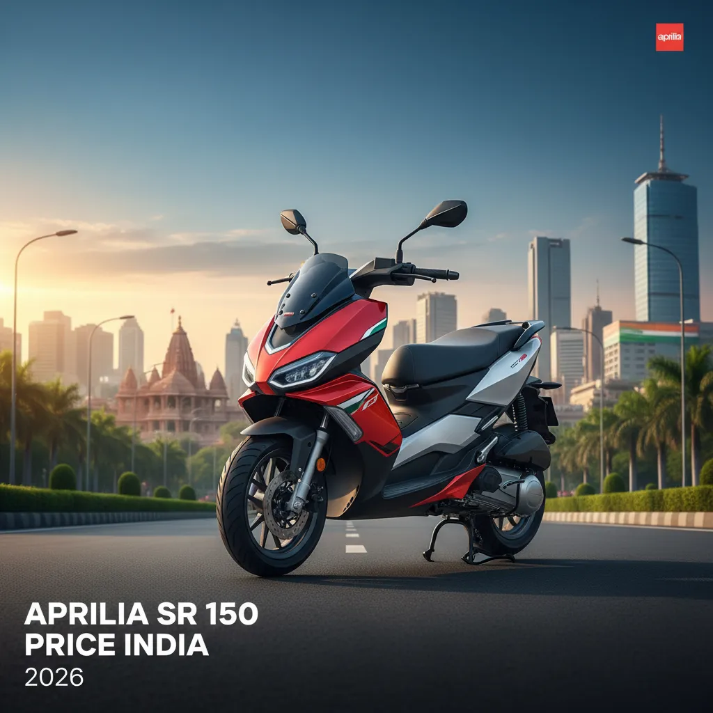 Aprilia sr 150 price India 2026
