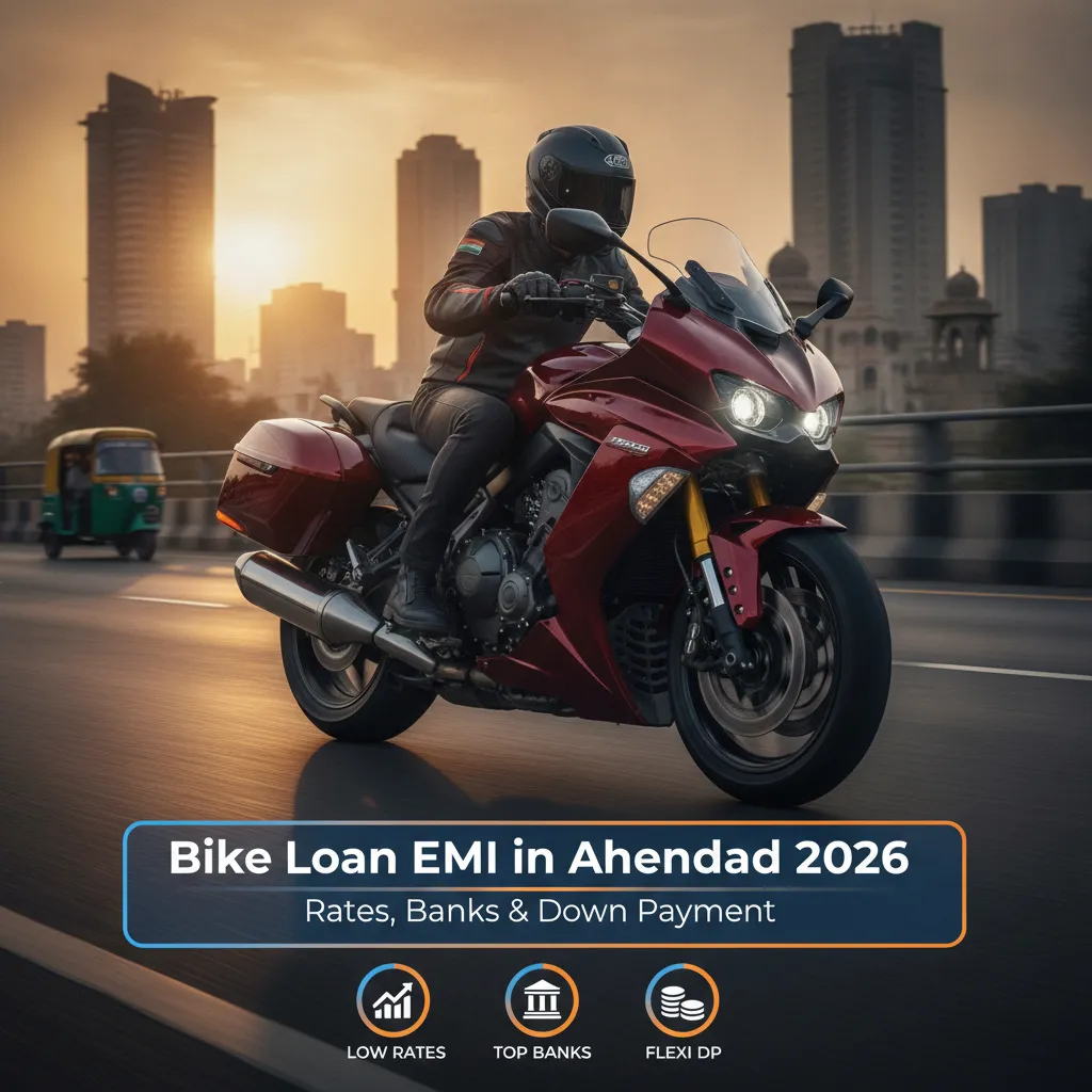 Bike Loan EMI in Ahmedabad 2026: Rates, Banks & Down Payment