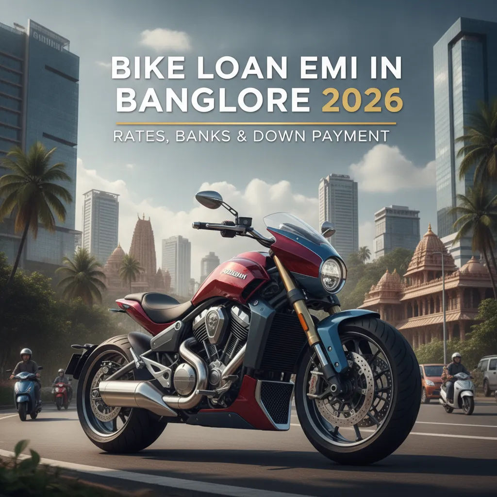 Bike Loan EMI in Bangalore 2026: Rates, Banks & Down Payment