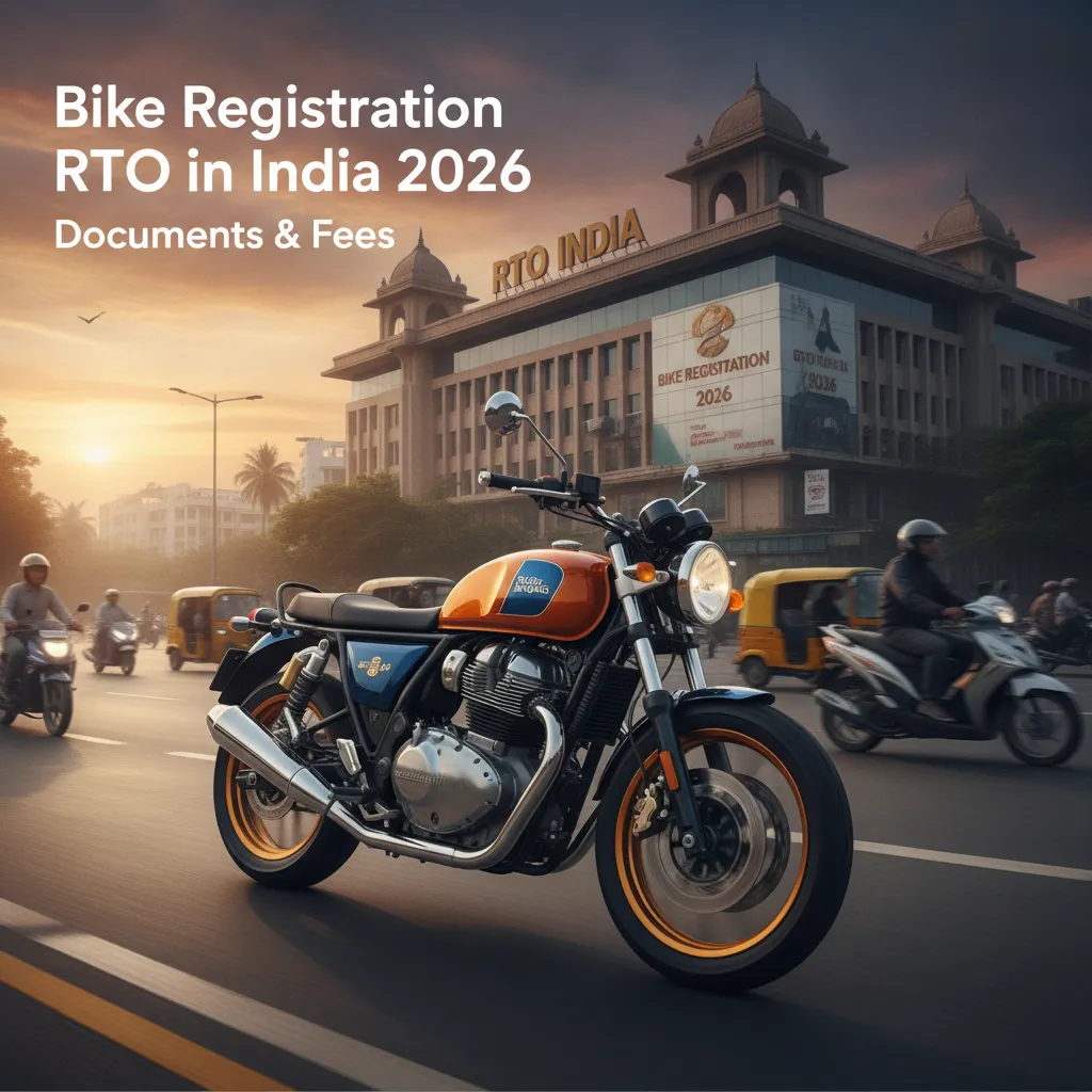 Bike Registration RTO in India 2026: Documents & Fees