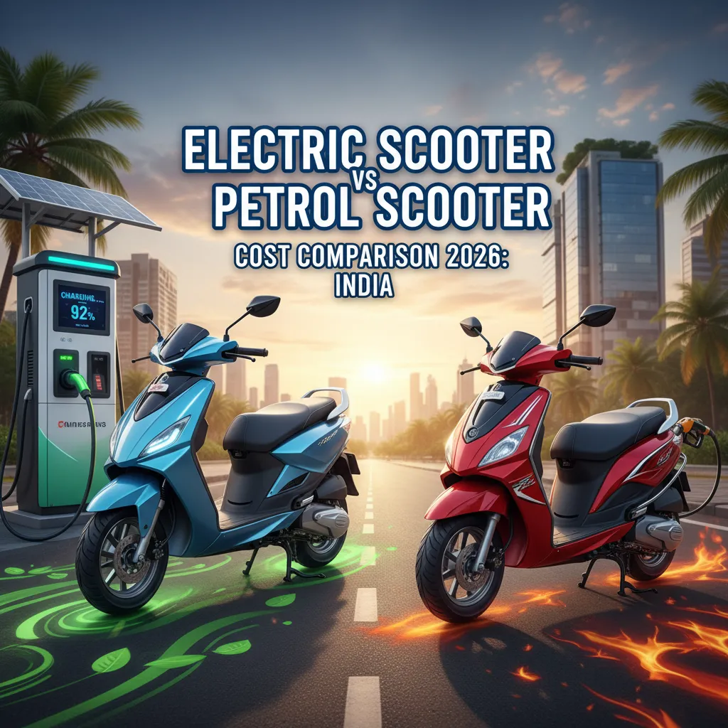 Electric Scooter vs Petrol Scooter: Cost Comparison 2026:...