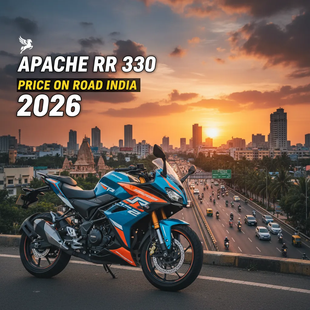 Apache rr 310 price on road India 2026