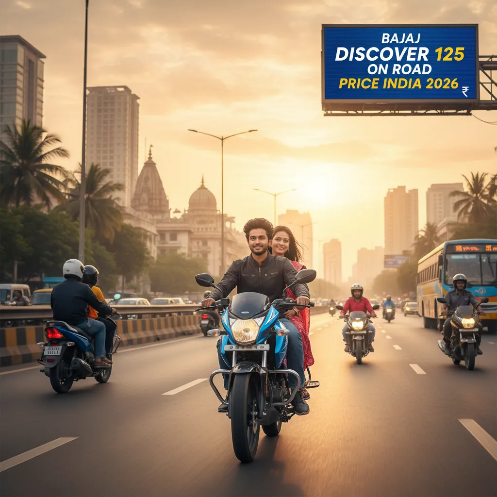 Bajaj discover 125 on road price India 2026