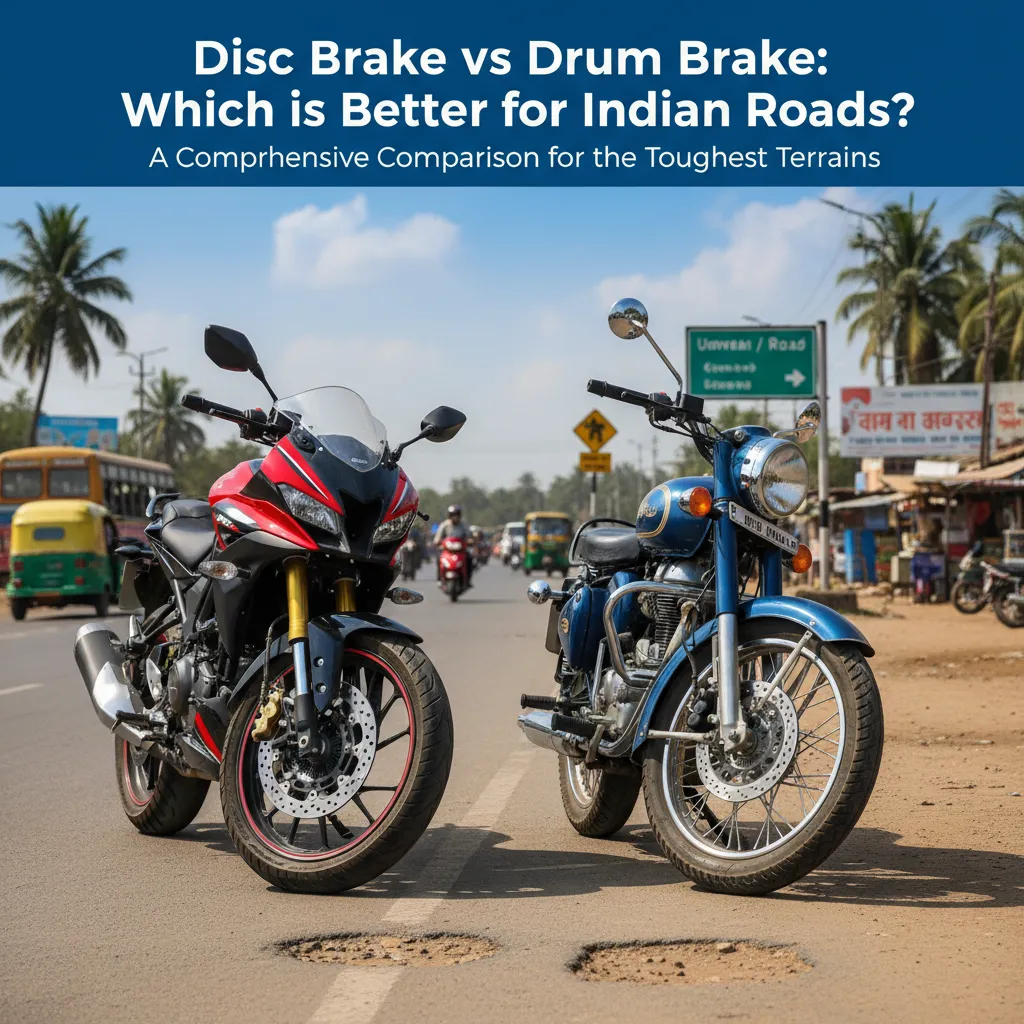 Disc Brake vs Drum Brake: Which is Better for Indian Roads?