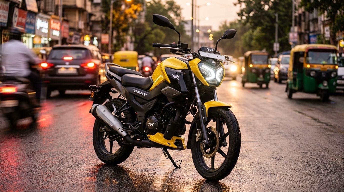 TVS Raider 125 - The fun commuter