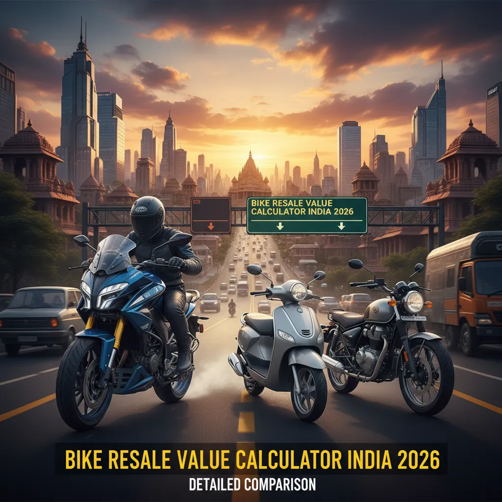 Bike resale value calculator India 2026: Detailed Comparison