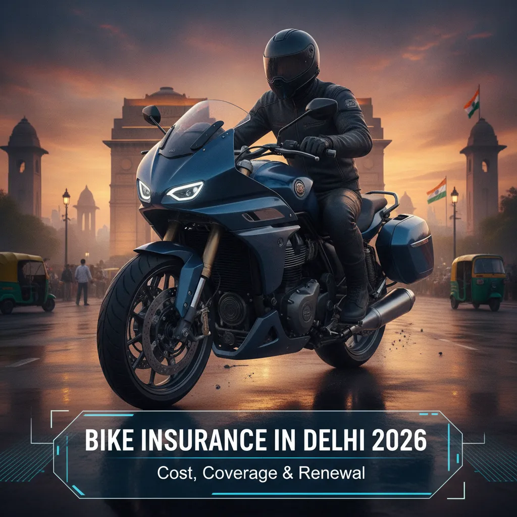 Bike Insurance in Delhi 2026: Cost, Coverage & Renewal